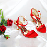 Red Luxe Heels