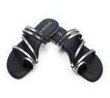 Women's Casual Slipper In Black