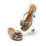 Bella Bow Flats Creamy Beige