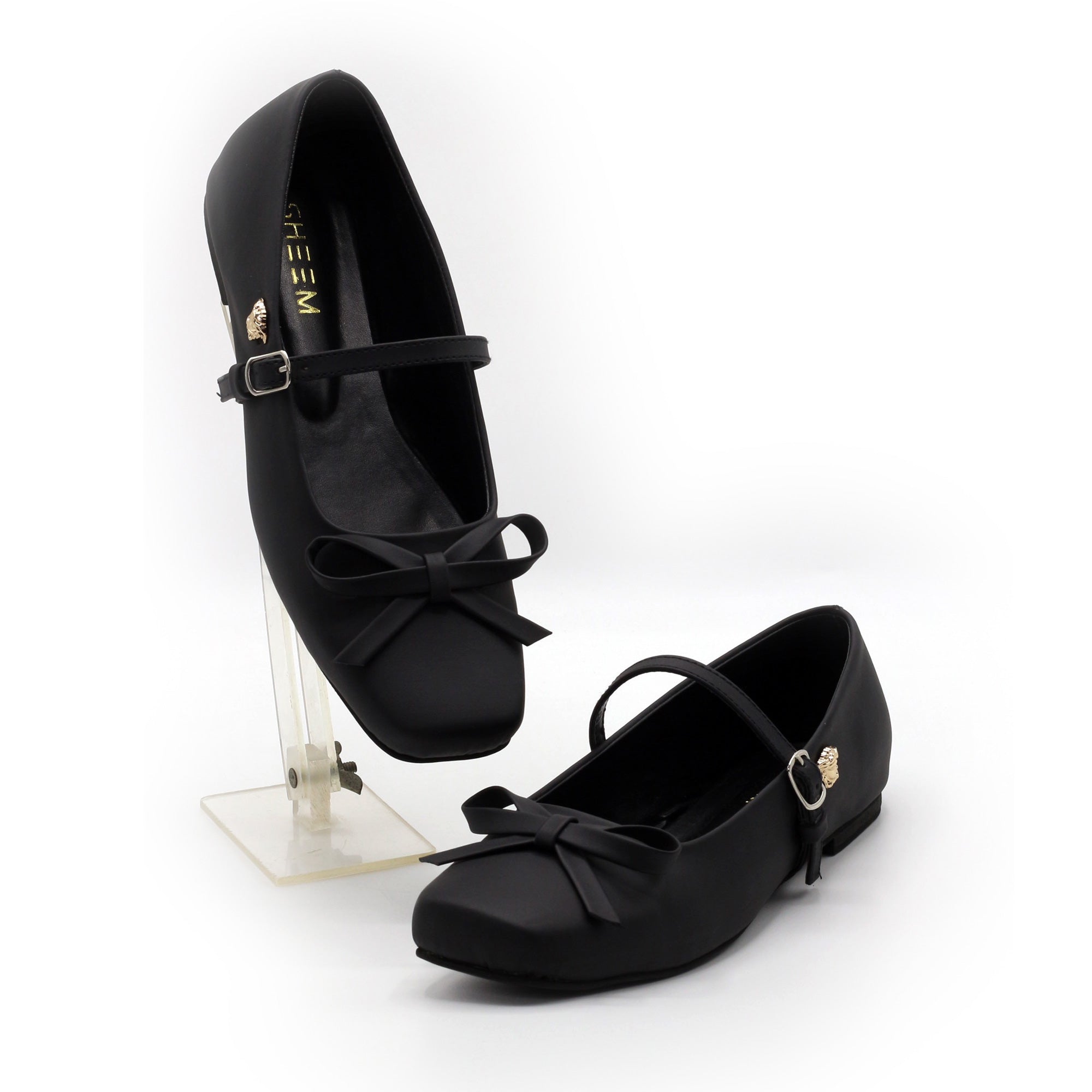 Black Bow Mary Janes