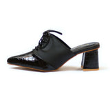 Bantu Block Heel In Black