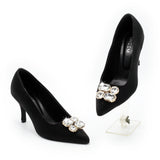 Party Wear Court Shoes Black