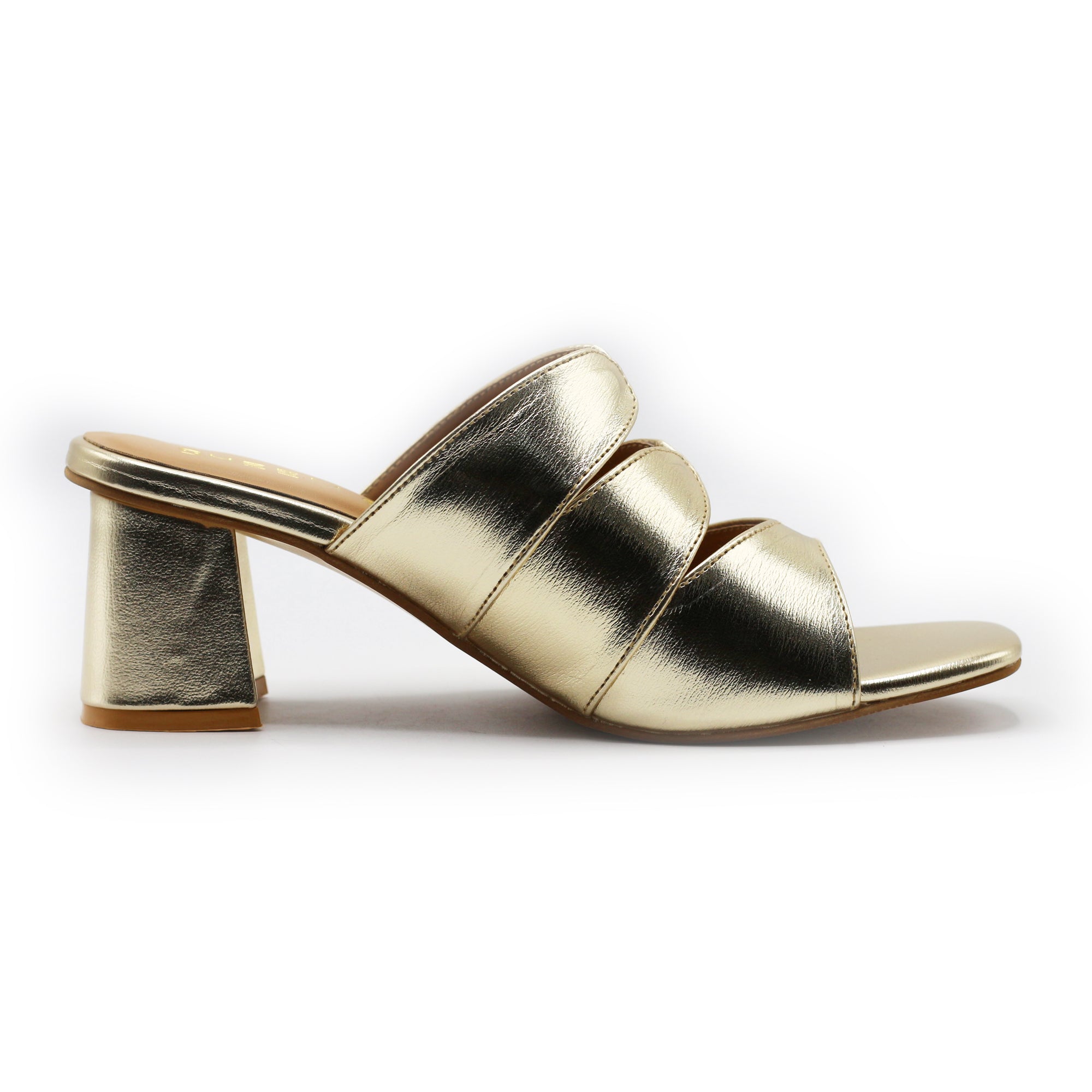 Gleaming Block Heel