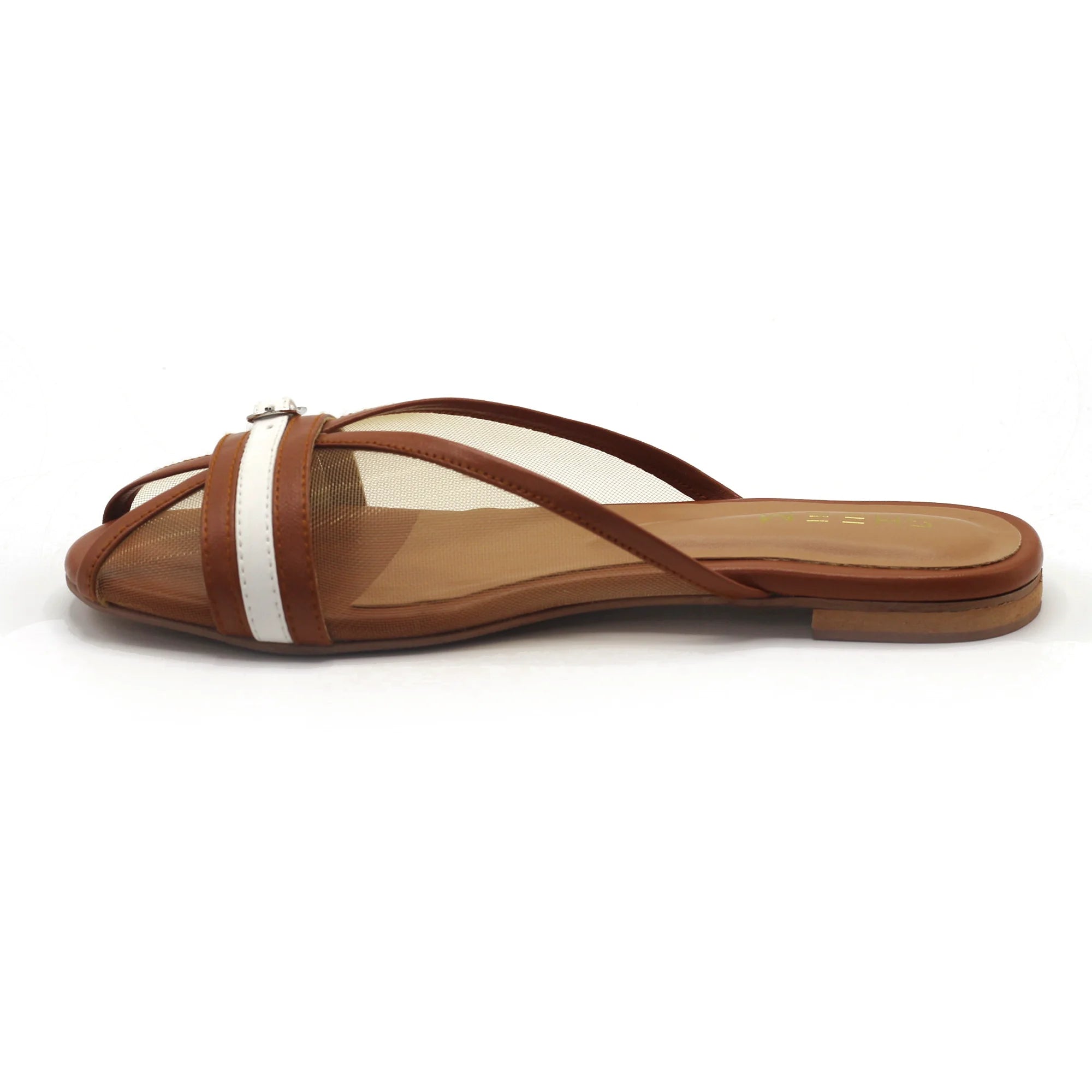 Luna Buckle Mesh Slides gallery image 6