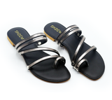 Women's Casual Slipper In Black