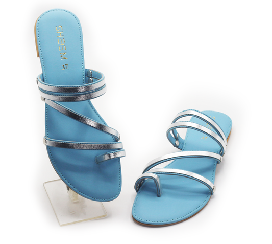 Women's Casual Slipper In Pastel Blue
